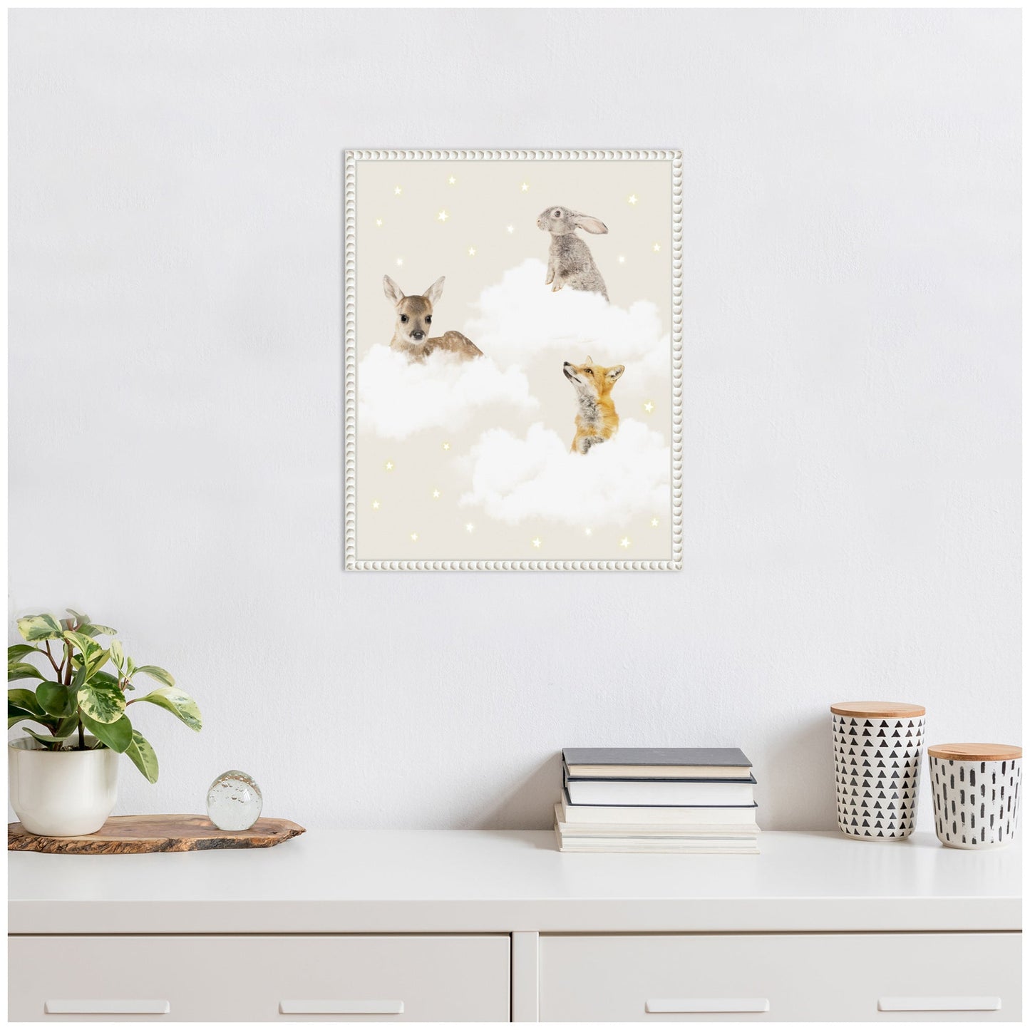 Animal Clouds Canvas Wall Art