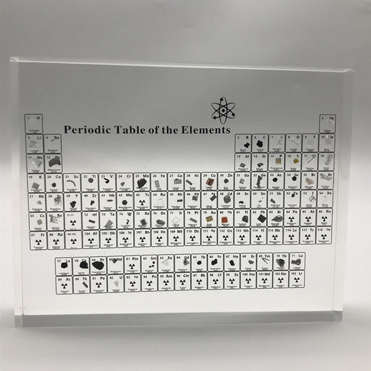 Periodic Table of Elements Acrylic Display – Explore Real Chemistry in Your Hands