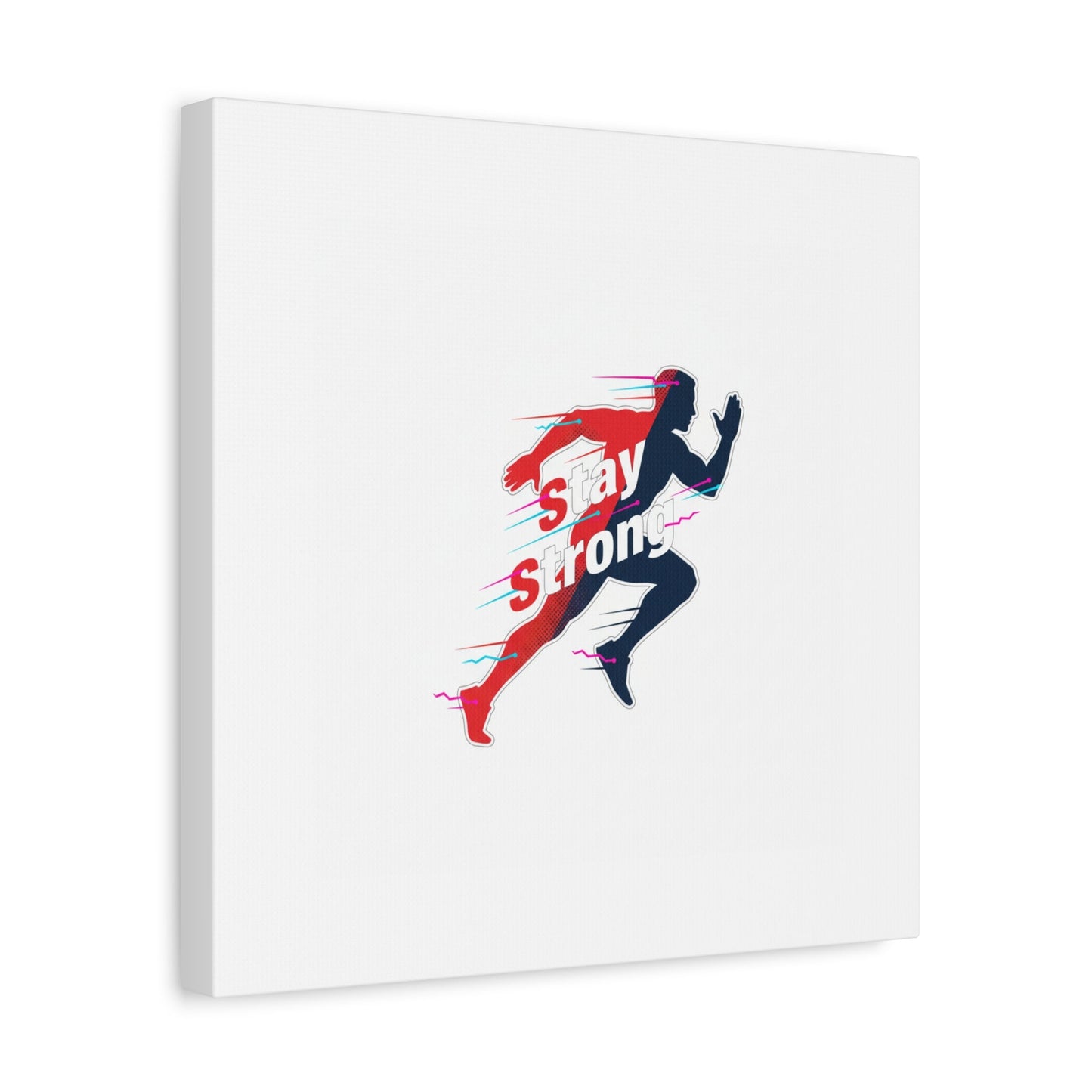 Stay Strong Runner Canvas | Fitness Motivation, Gym Wall Art