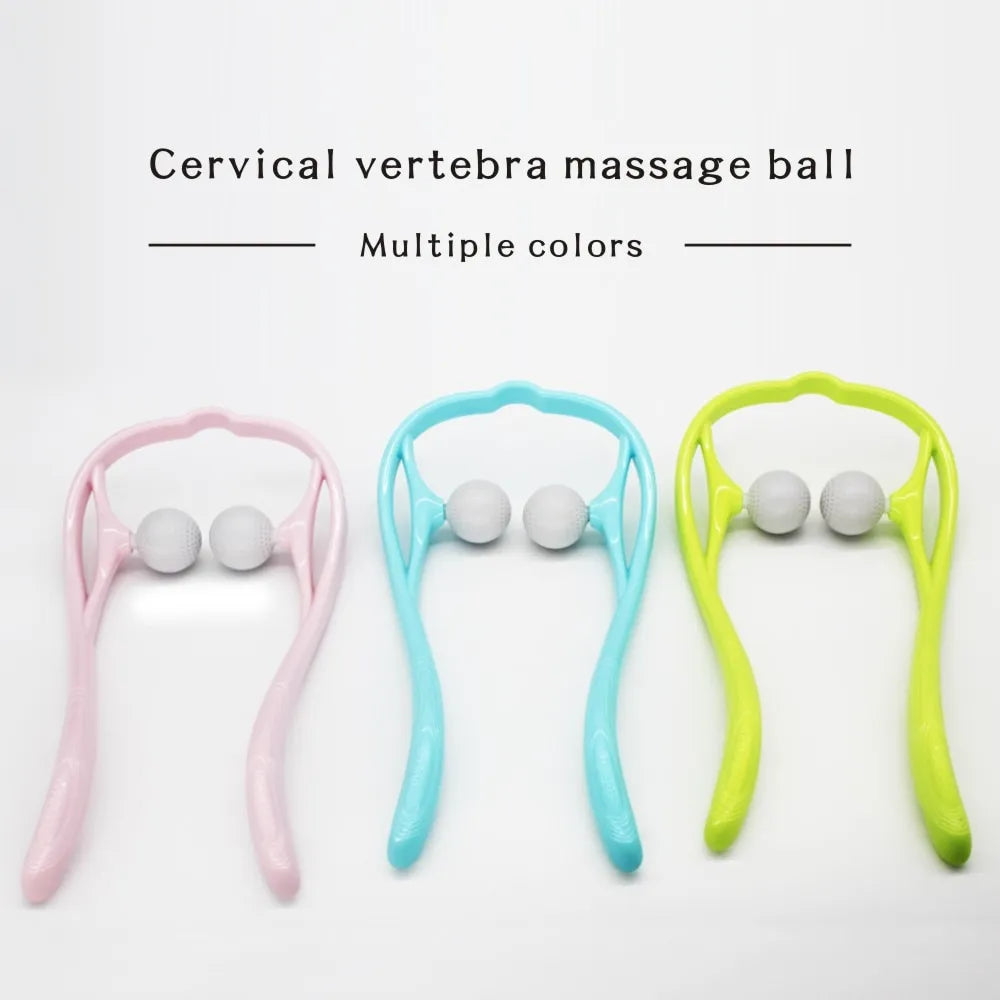 Dual Pressure Point Massager - Manual Neck & Shoulder Tool