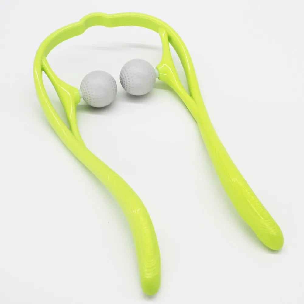 Dual Pressure Point Massager - Manual Neck & Shoulder Tool