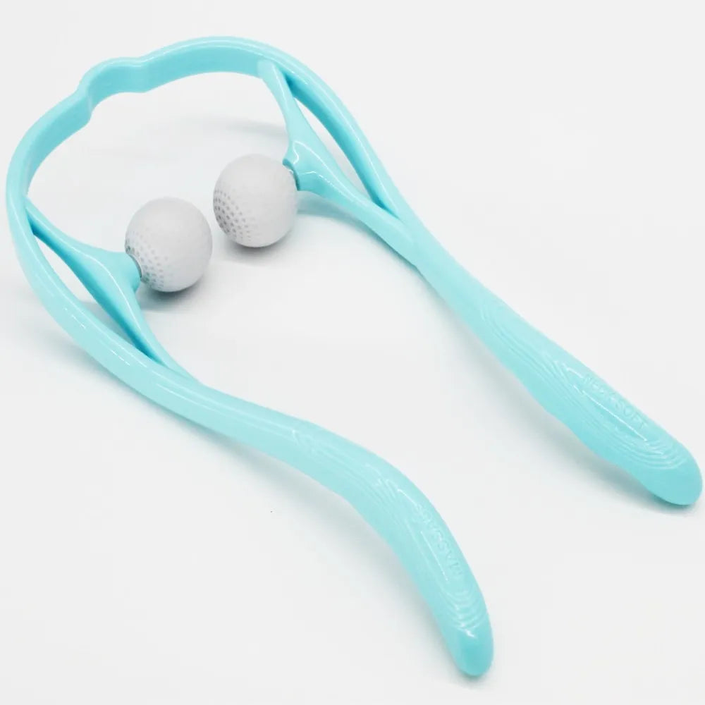 Dual Pressure Point Massager - Manual Neck & Shoulder Tool