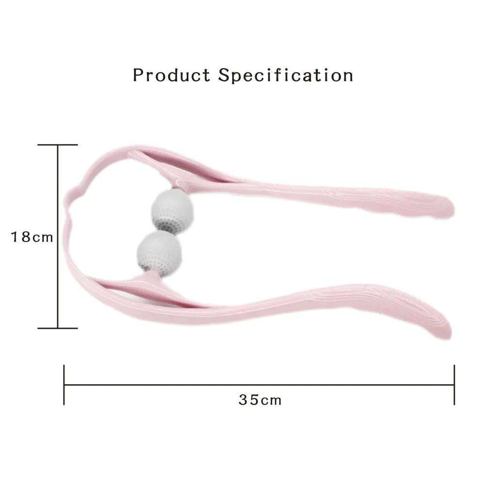 Dual Pressure Point Massager - Manual Neck & Shoulder Tool
