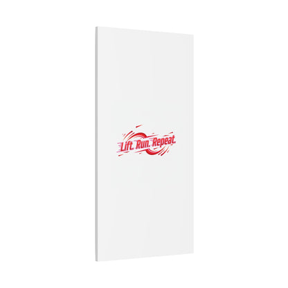 Lift Run Repeat Gym Motivation Canvas Wall Art