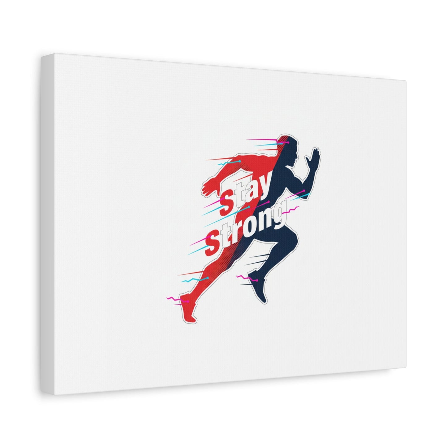 Stay Strong Runner Canvas | Fitness Motivation, Gym Wall Art