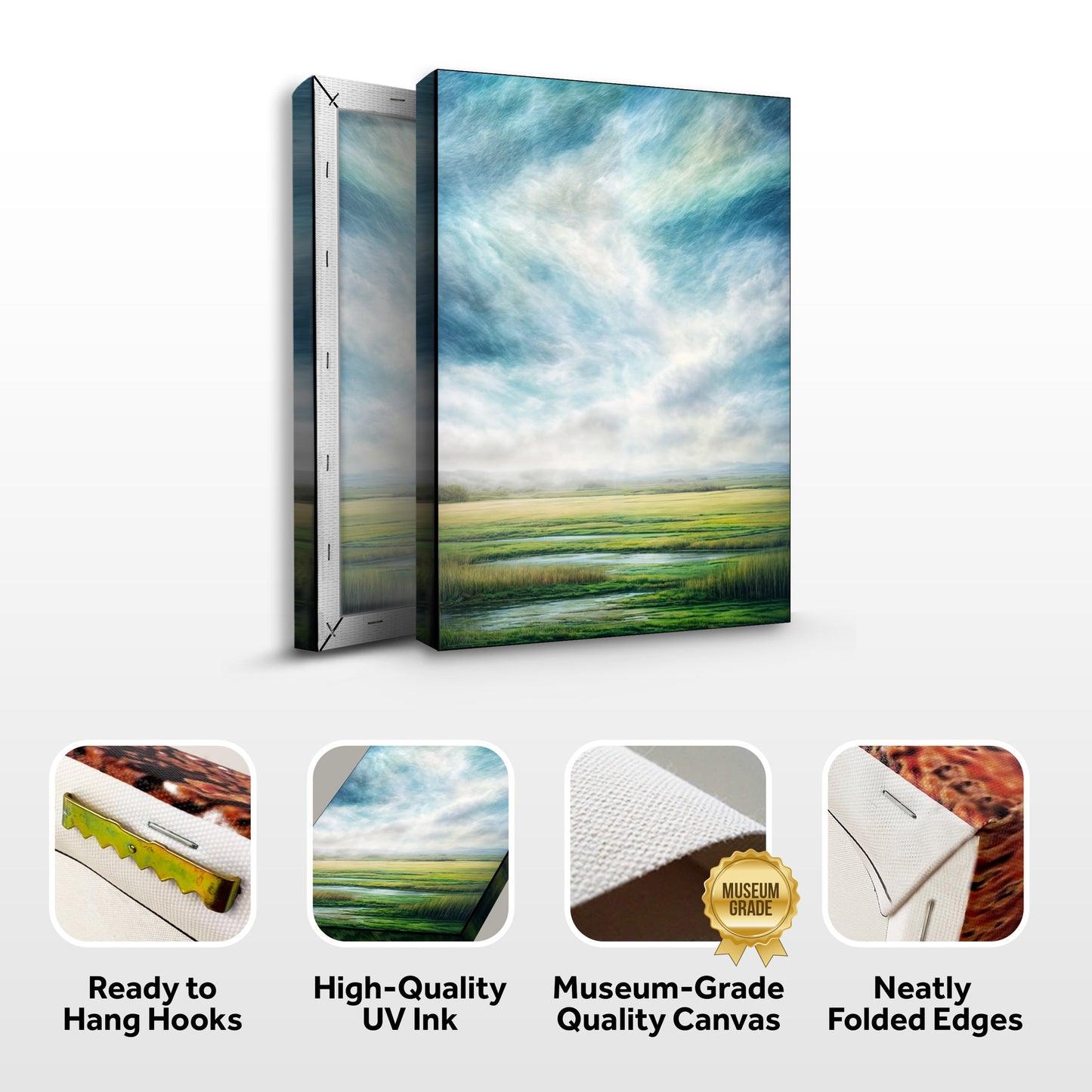 Skyview Nature Landscape Canvas Wall Art