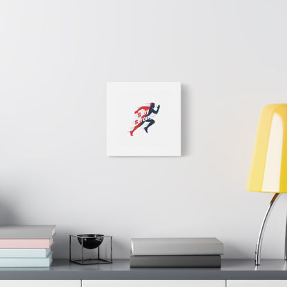 Stay Strong Runner Gym Canvas Wall Art