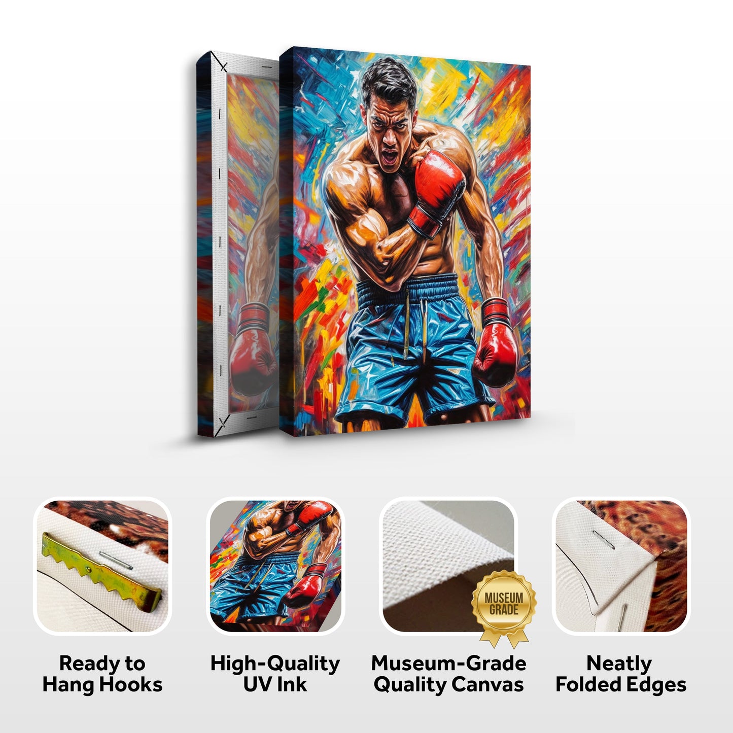 Fury Boxing Sports Canvas Wall Art