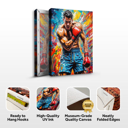 Fury Boxing Sports Canvas Wall Art