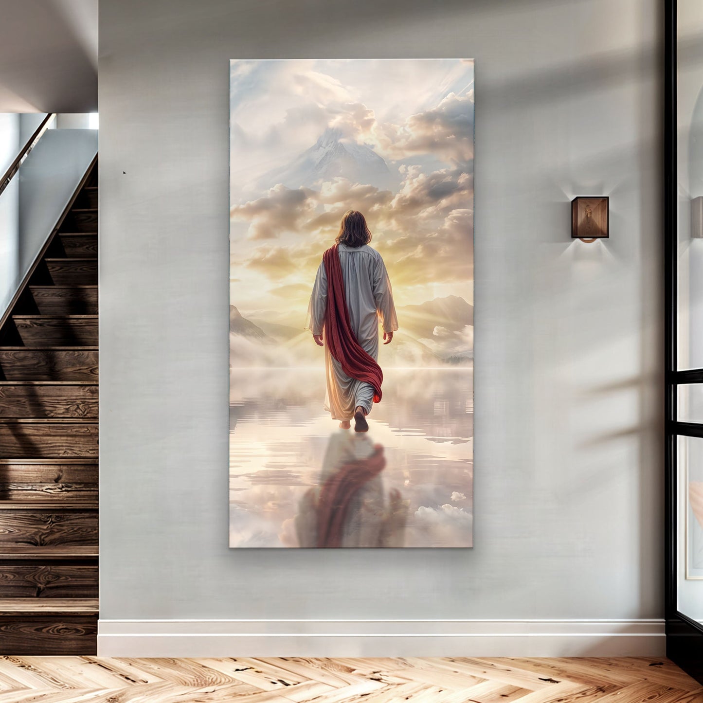 Reflections Faith canvas wall art with peaceful spiritual imagery for Christian home decor