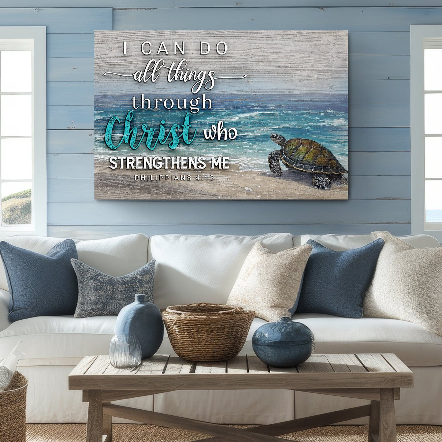 I Can Do All Things Through Christ Faith Canvas Art