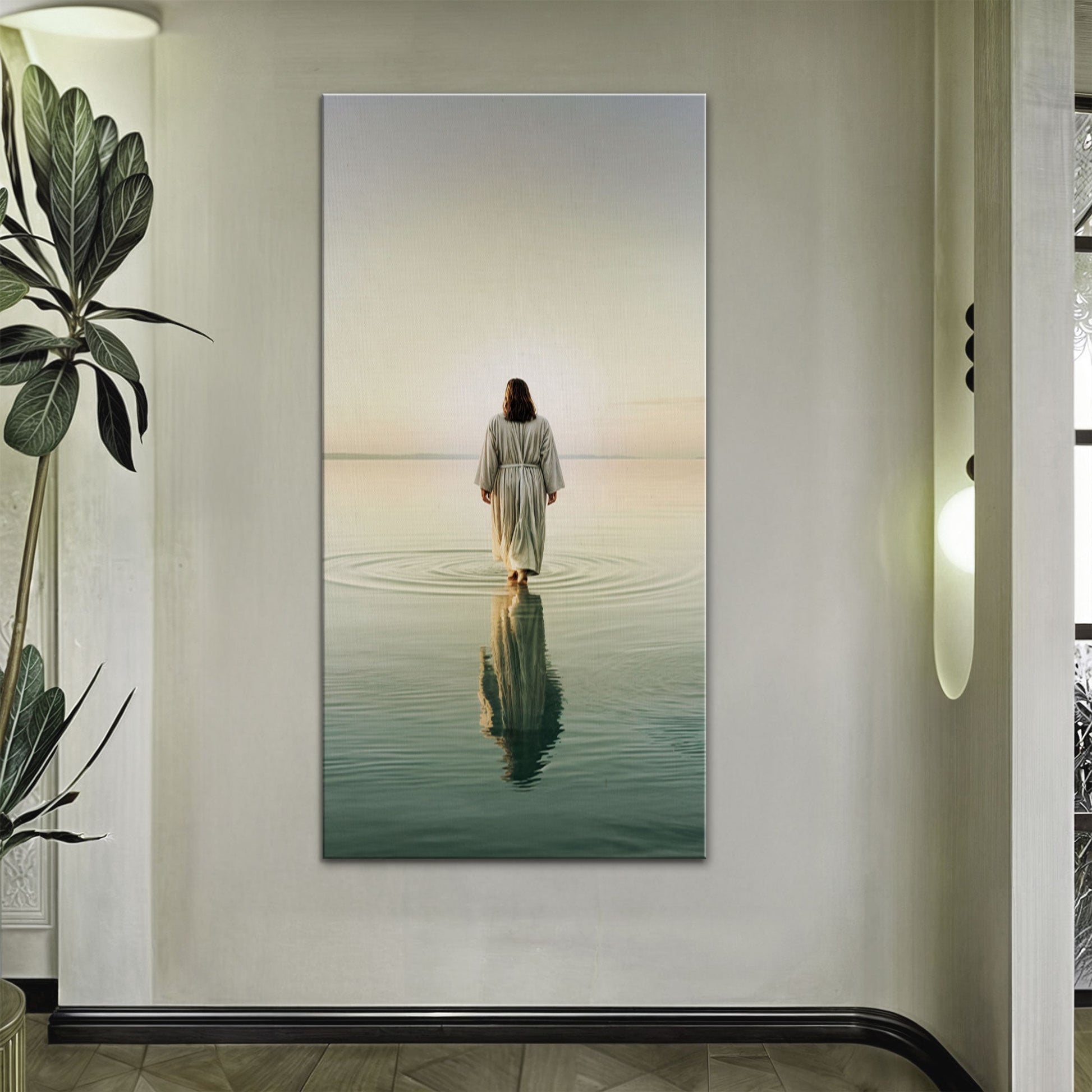 Reflections Faith canvas wall art V with peaceful Christian imagery for home decor