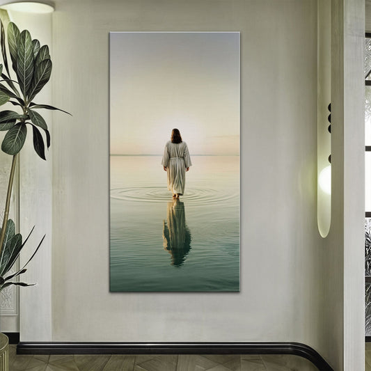 Reflections Faith canvas wall art V with peaceful Christian imagery for home decor