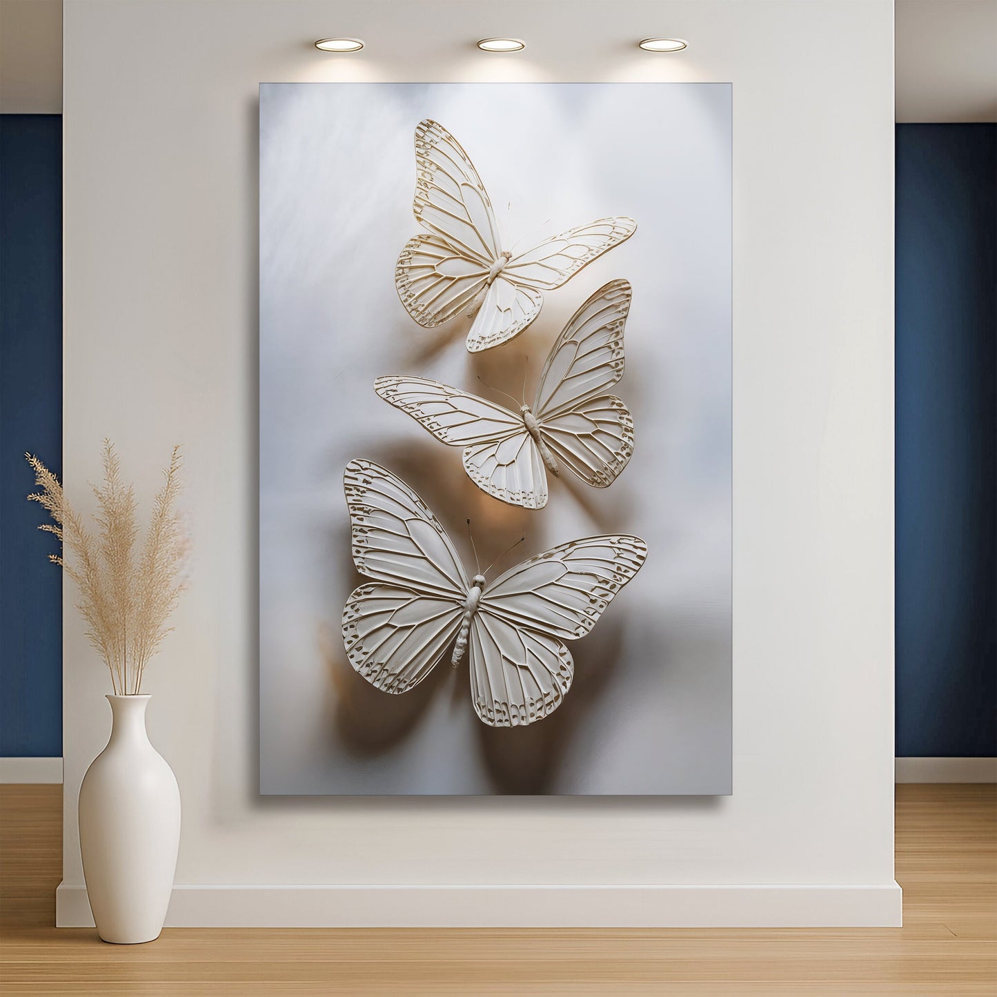 Delicate flight bird canvas wall art graceful bird in flight nature decor