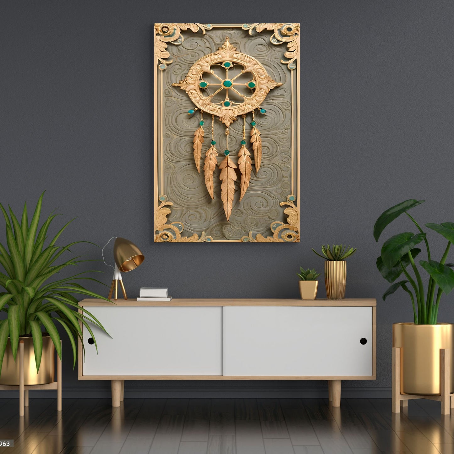 Whispering Feathers Canvas Wall Art