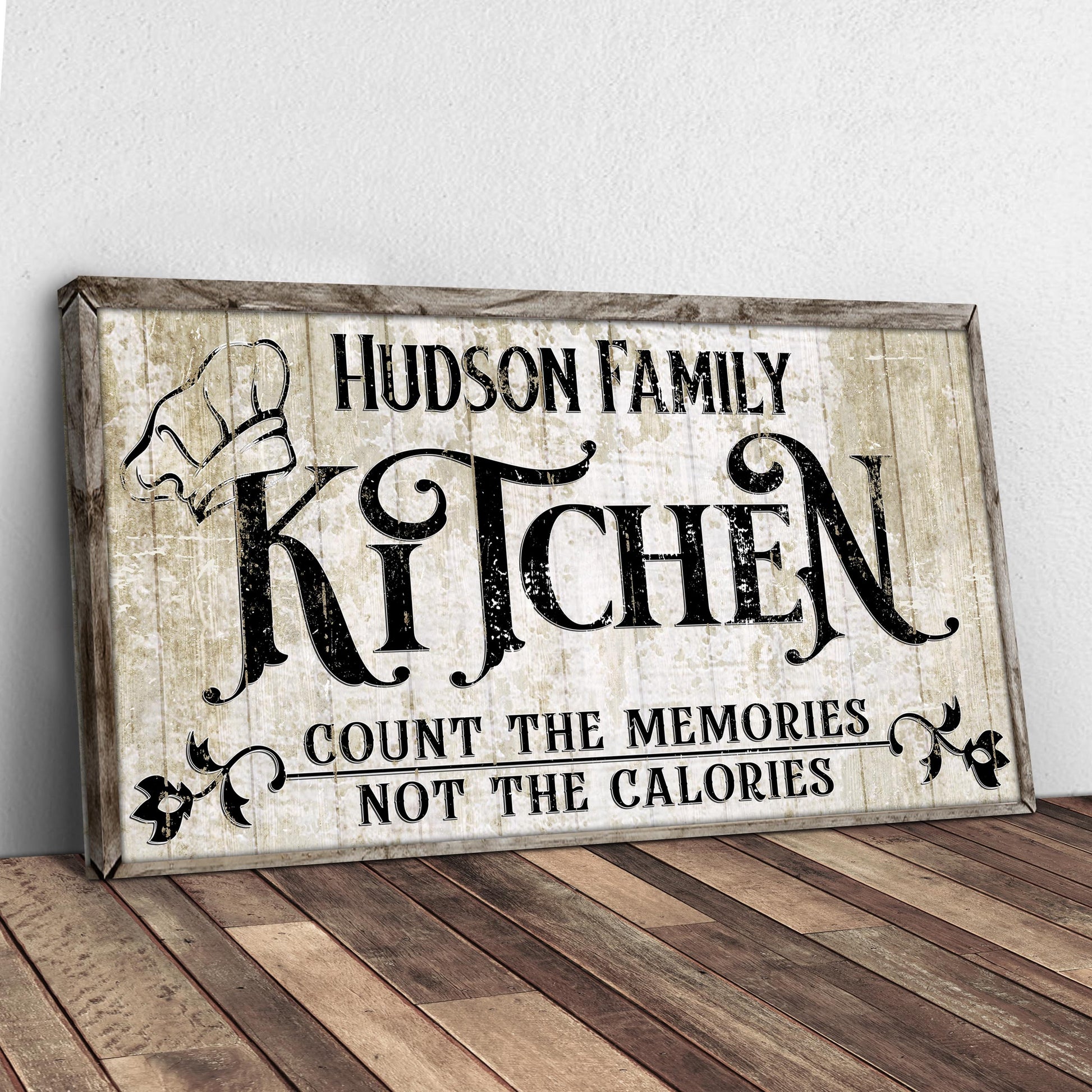 Kitchen quote canvas wall art - UV-resistant ink premium gallery wrapped made in USA