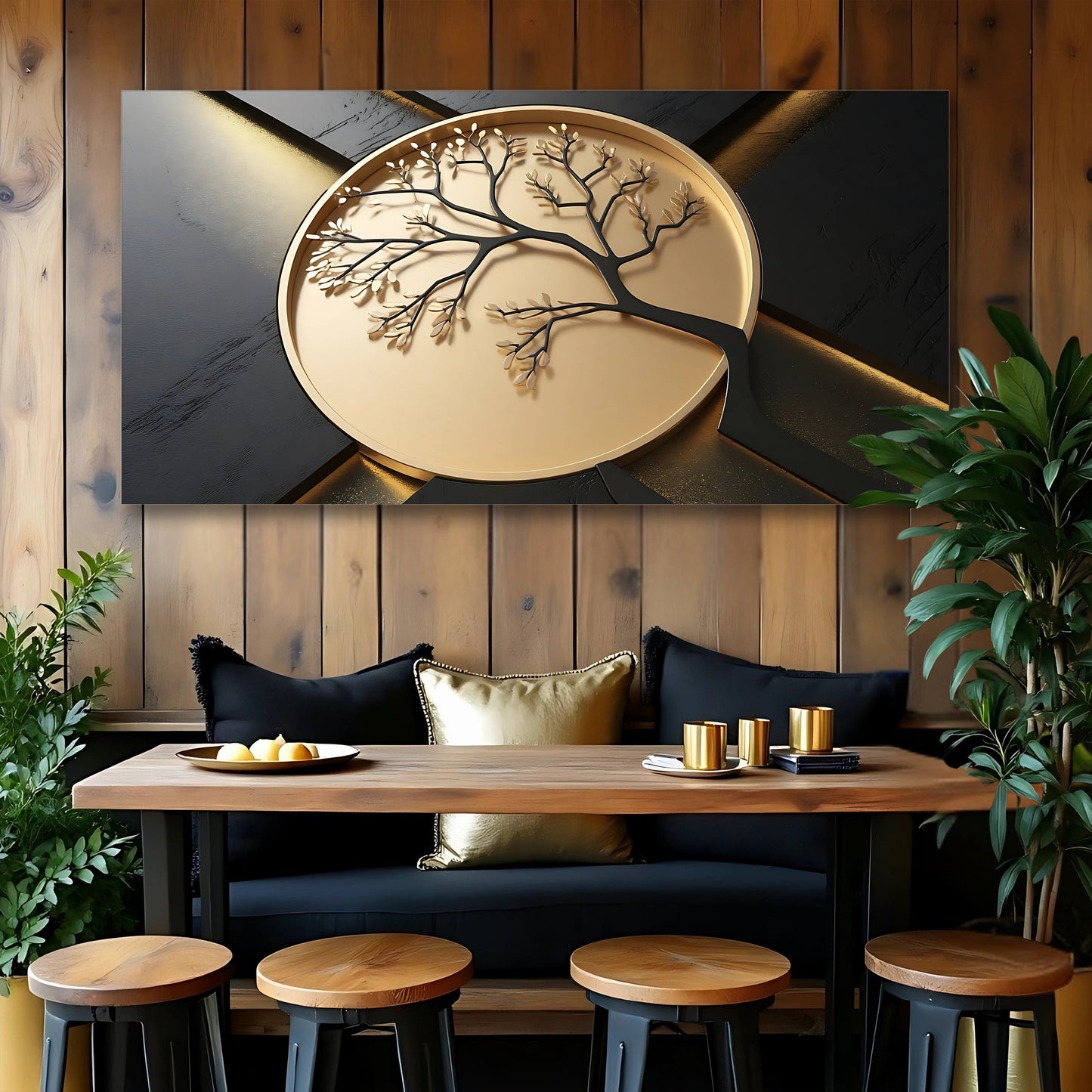 3D Celtic tree of life canvas wall art