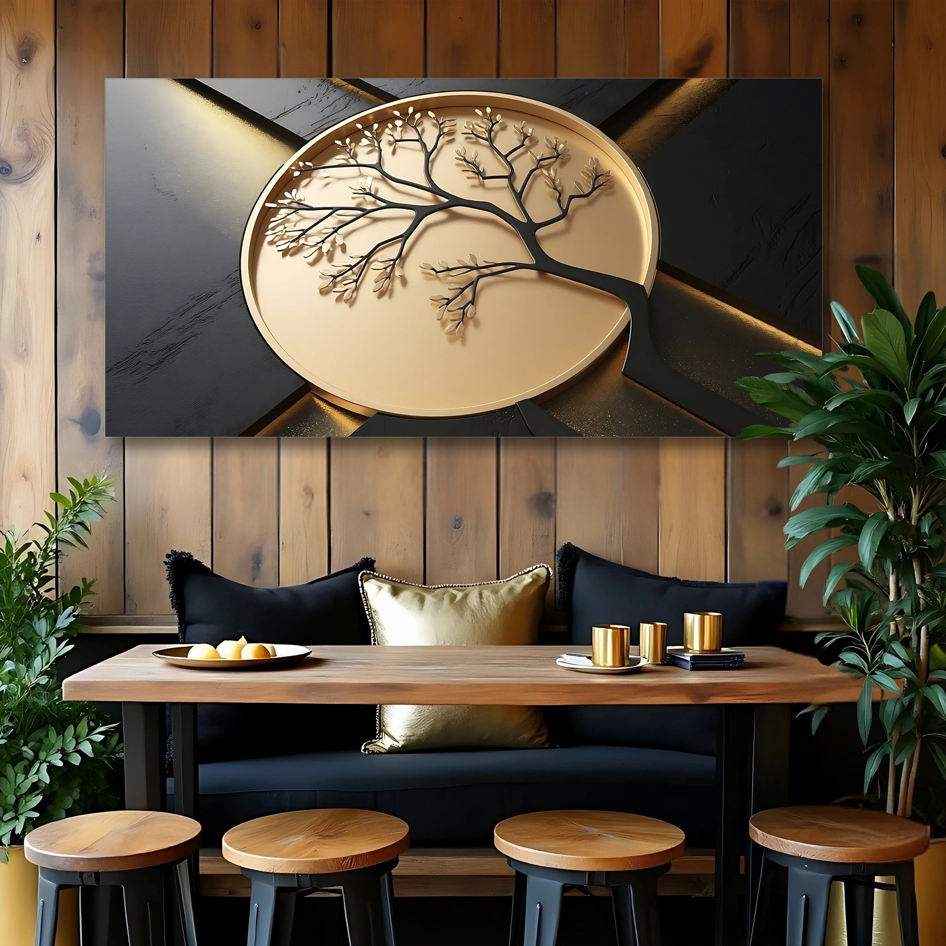 3D Celtic tree of life canvas wall art