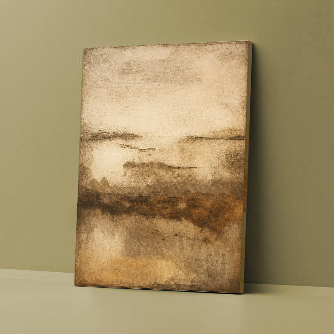 Neutral Abstract Canvas Wall Art