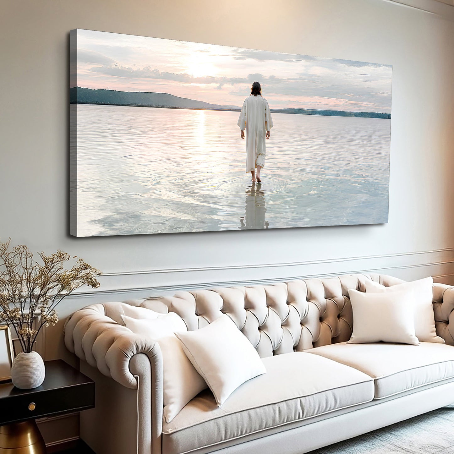 Reflections Faith canvas wall art VI with serene spiritual design for Christian home