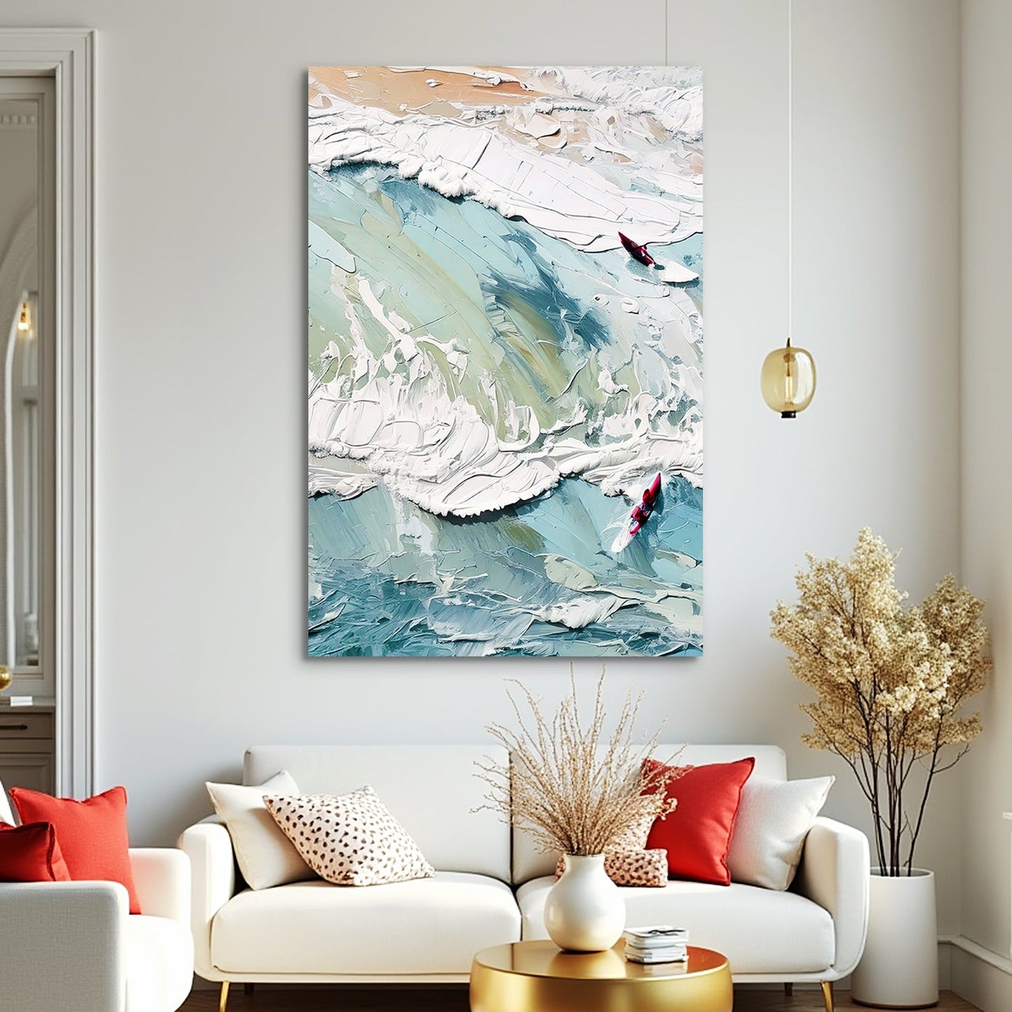 3D Sea Canvas Wall Art