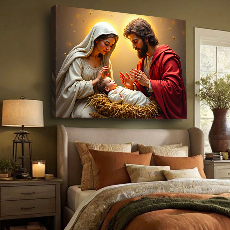 3D faith canvas wall art design six