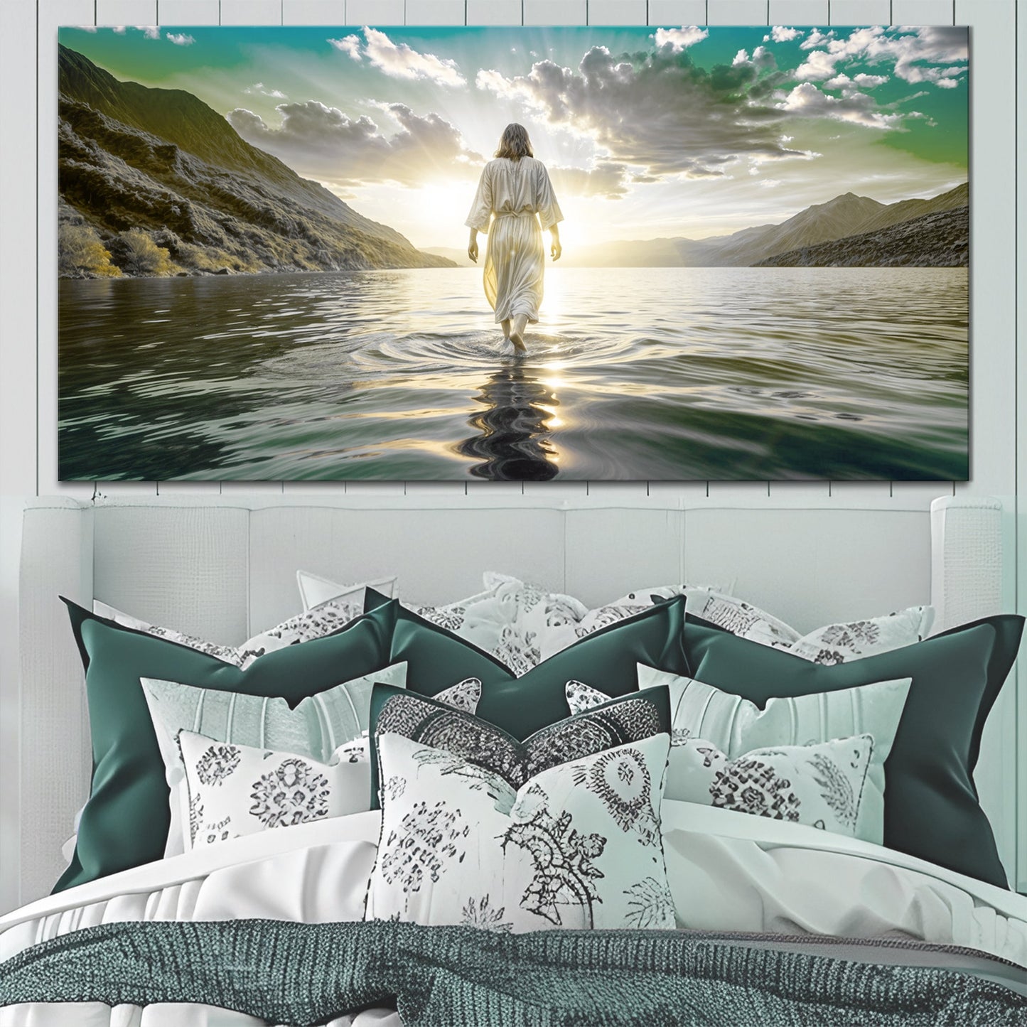 Reflections Faith canvas wall art XIII with peaceful spiritual imagery for home
