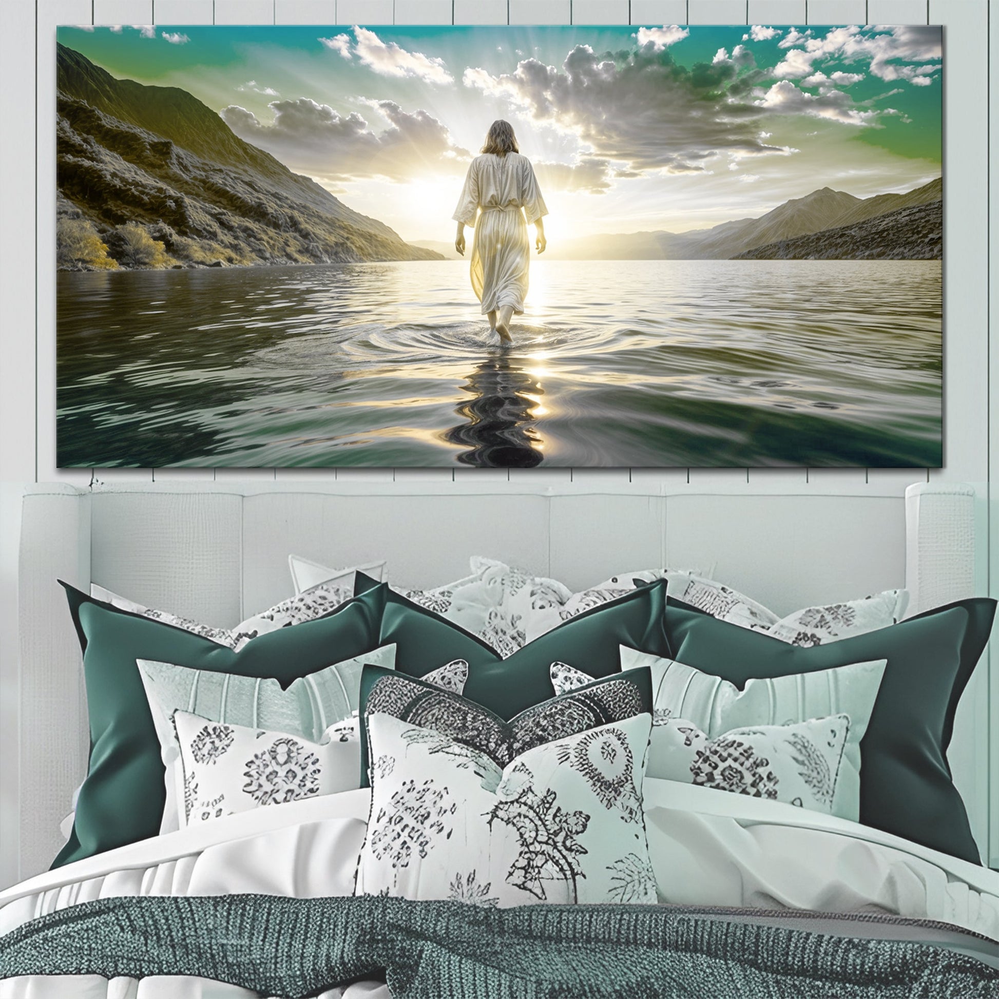 Reflections Faith canvas wall art XIII with peaceful spiritual imagery for home