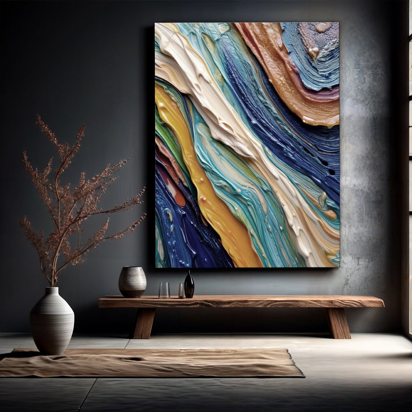 Ocean Waves Canvas Wall Art - Coastal Seascape