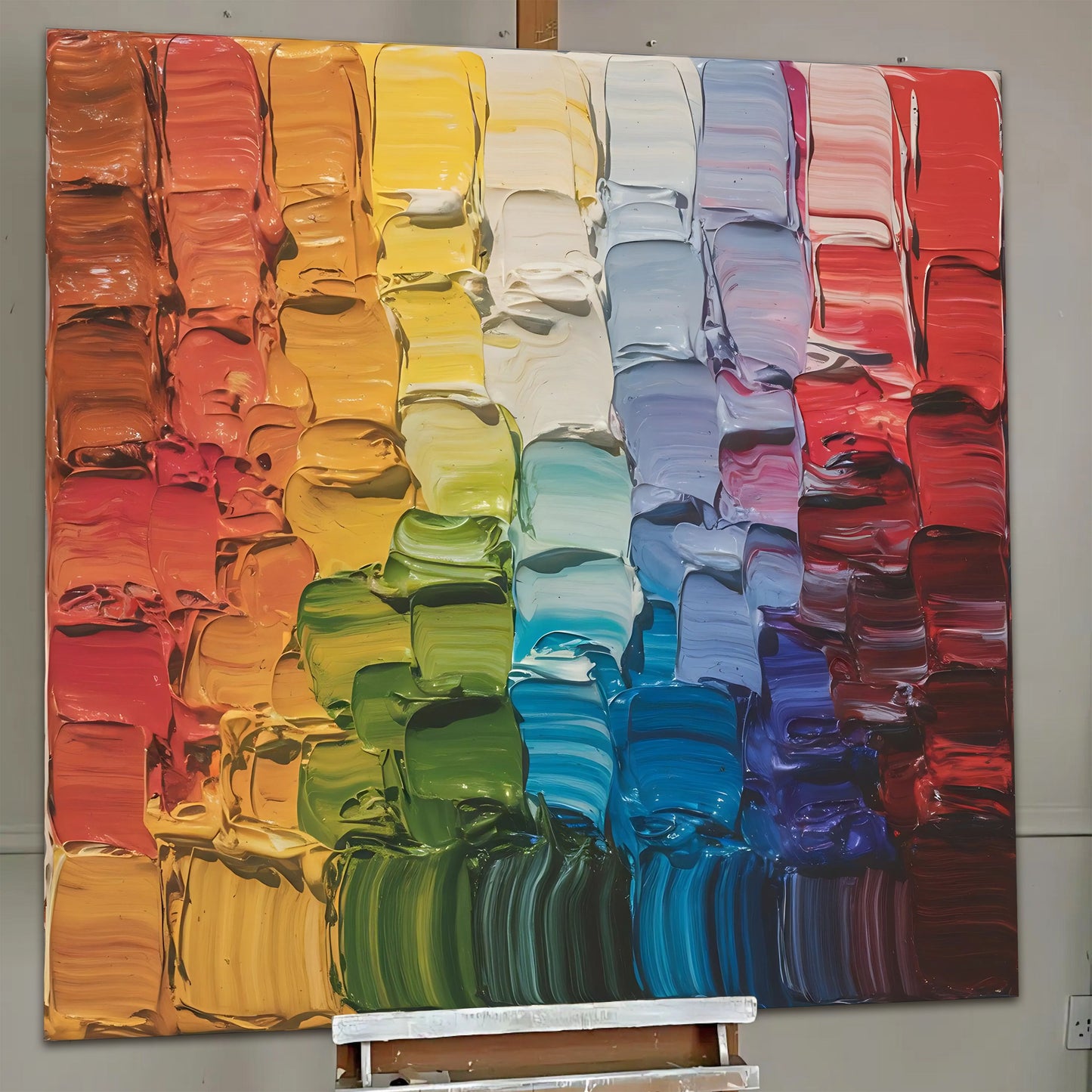 Chroma Flow Abstract Canvas Wall Art