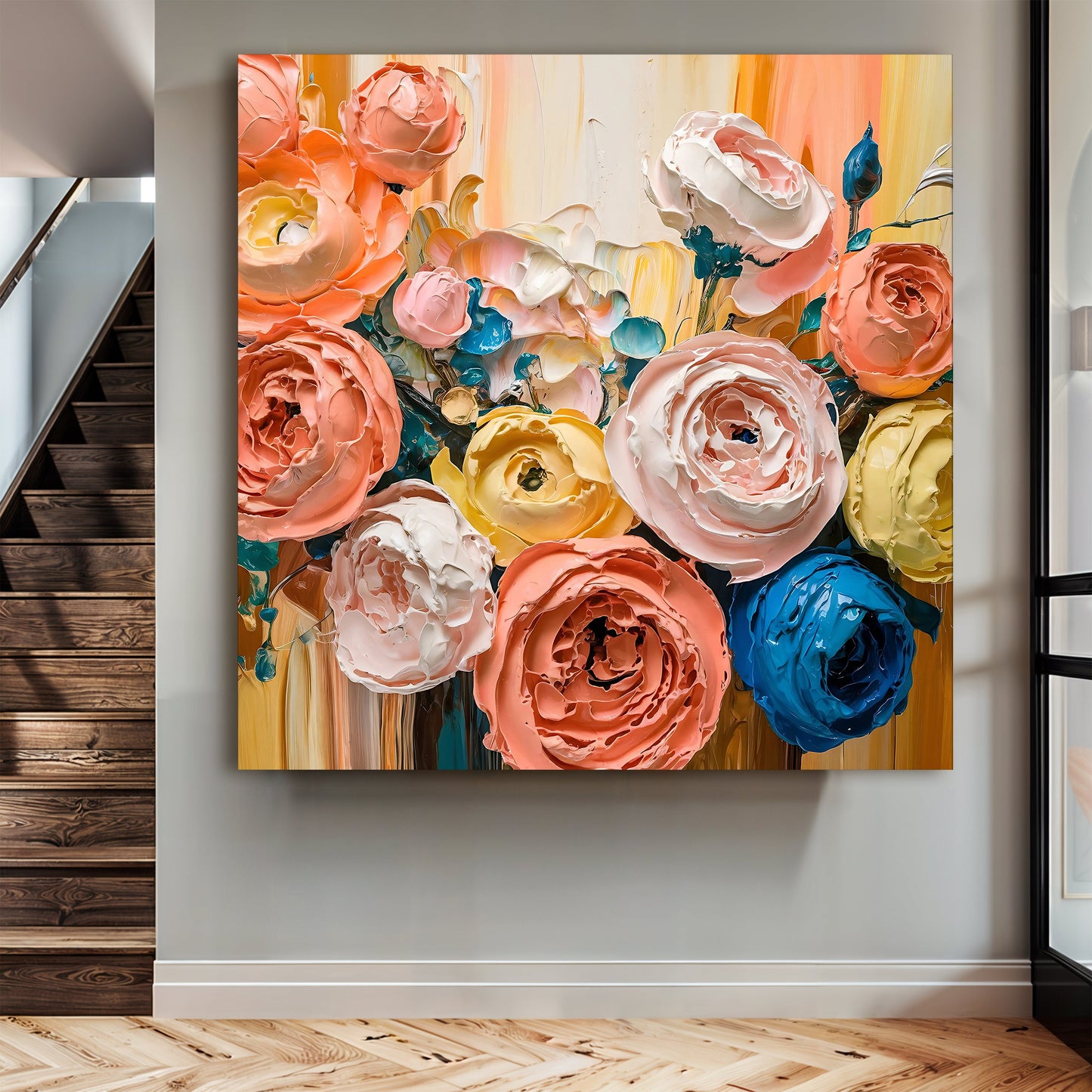 Blooming Bouquet Floral Canvas Wall Art