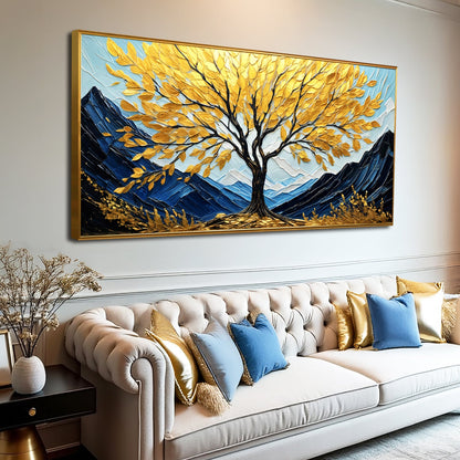 Golden Sanctuary Canvas Wall Art - Nature Landscape Print