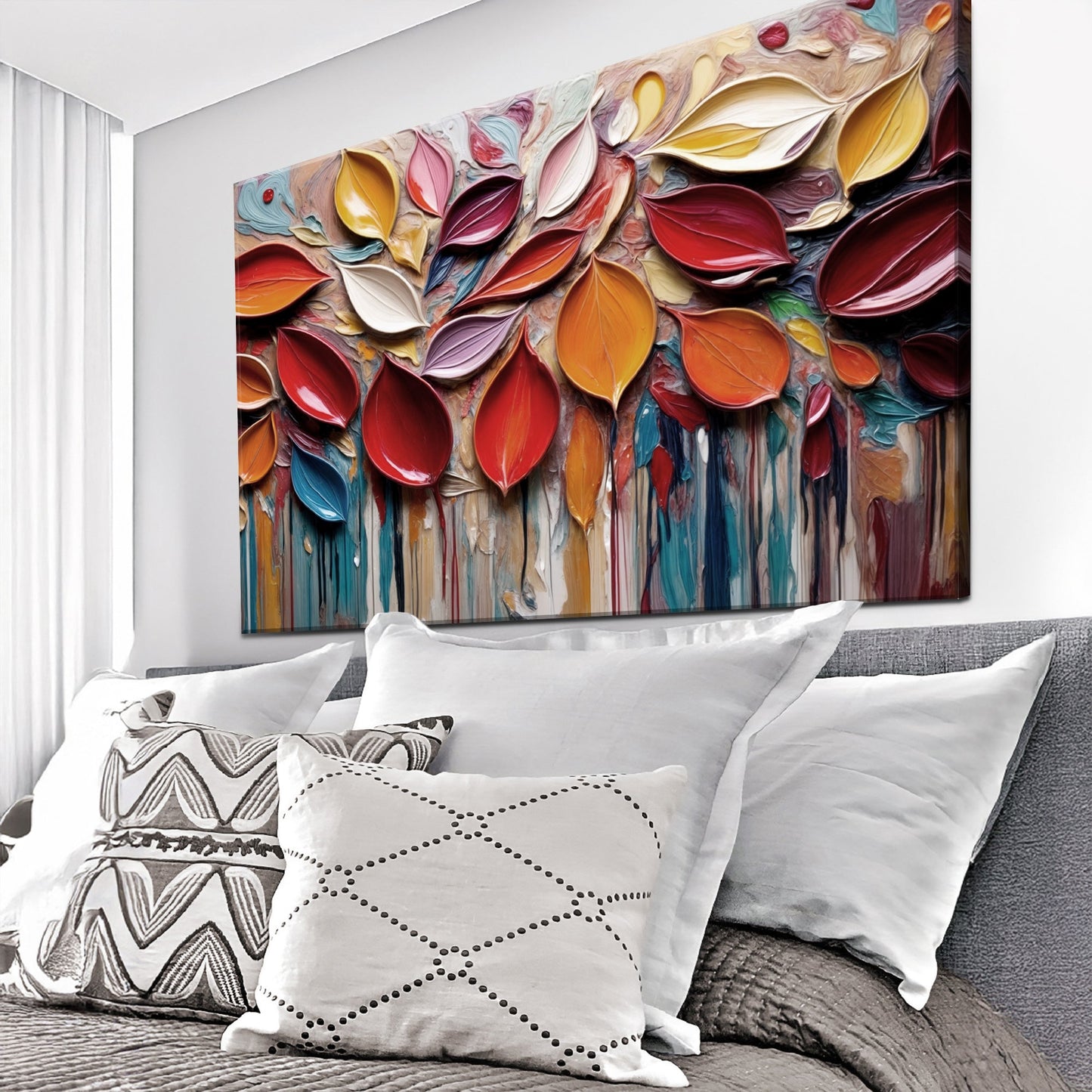 Autumn Rain Canvas Wall Art