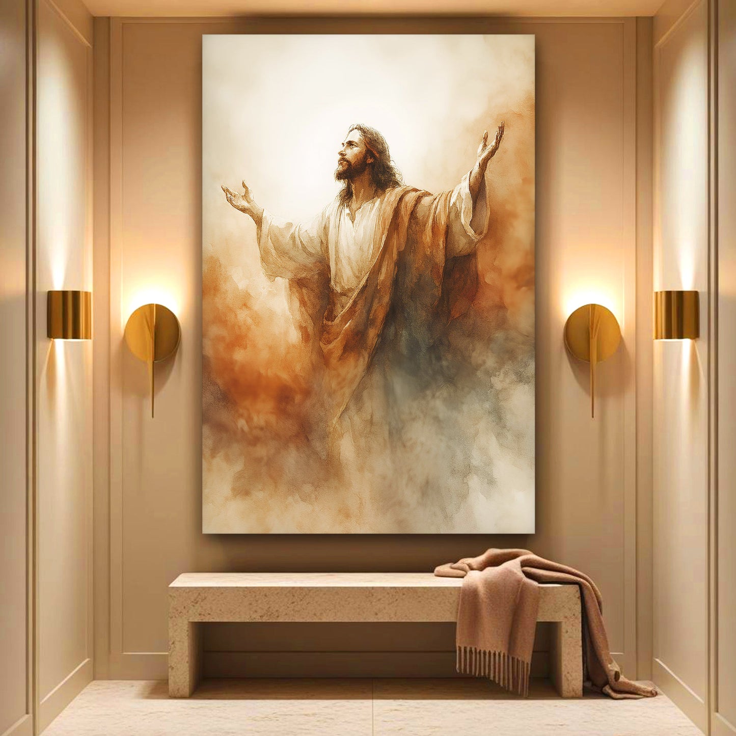 Risen Glory Faith Canvas Wall Art