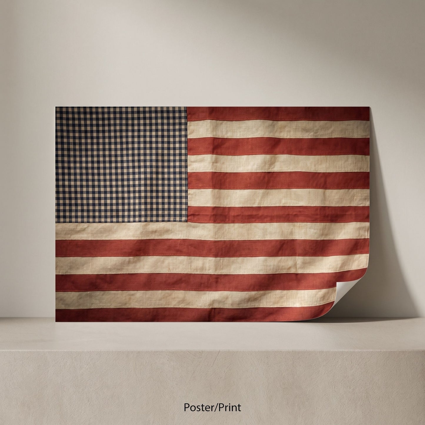 Vintage American Flag Wall Art
