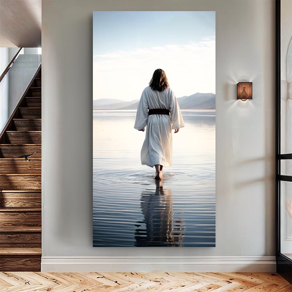 Reflections Faith canvas wall art VII with calming spiritual imagery