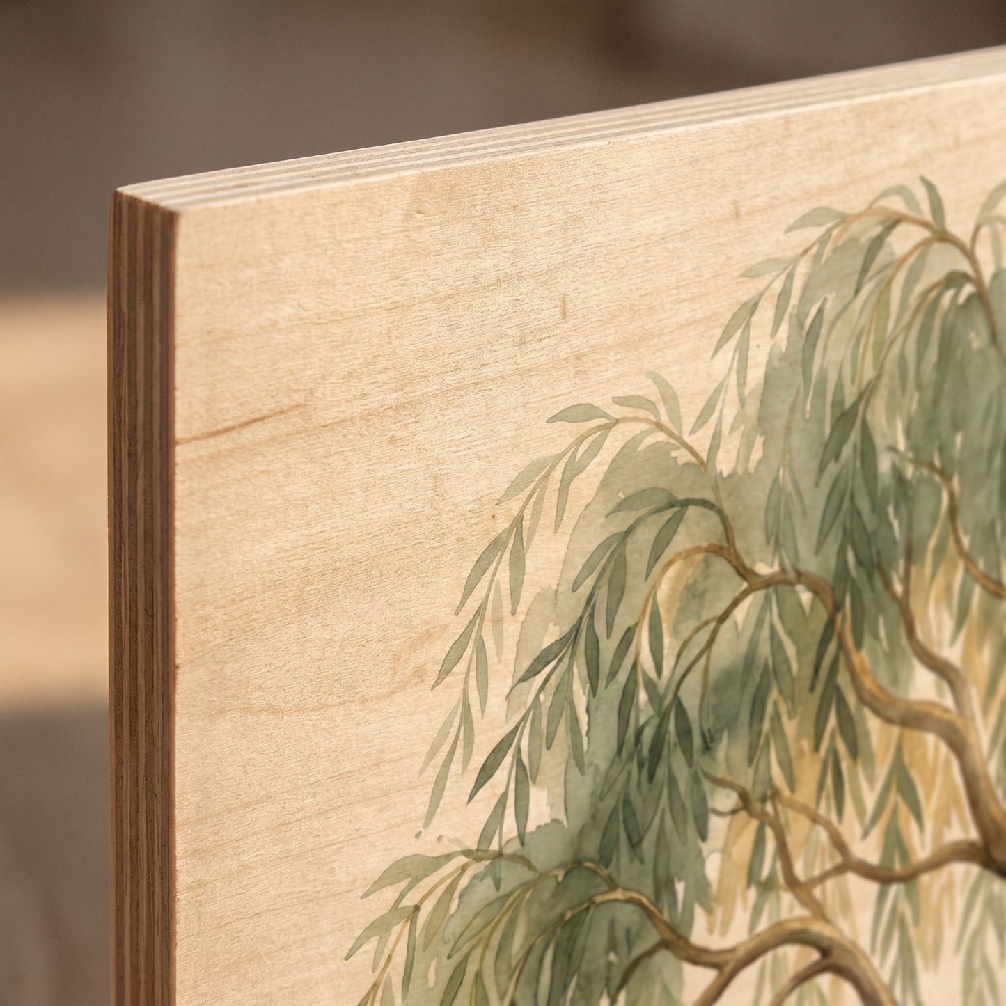 Personalized Willow Anniversary Wood Print