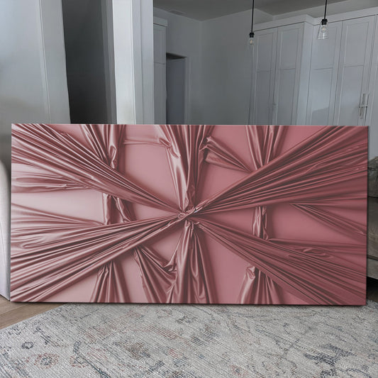 Modern abstract minimalist canvas wall art with calm tones and wide-format composition