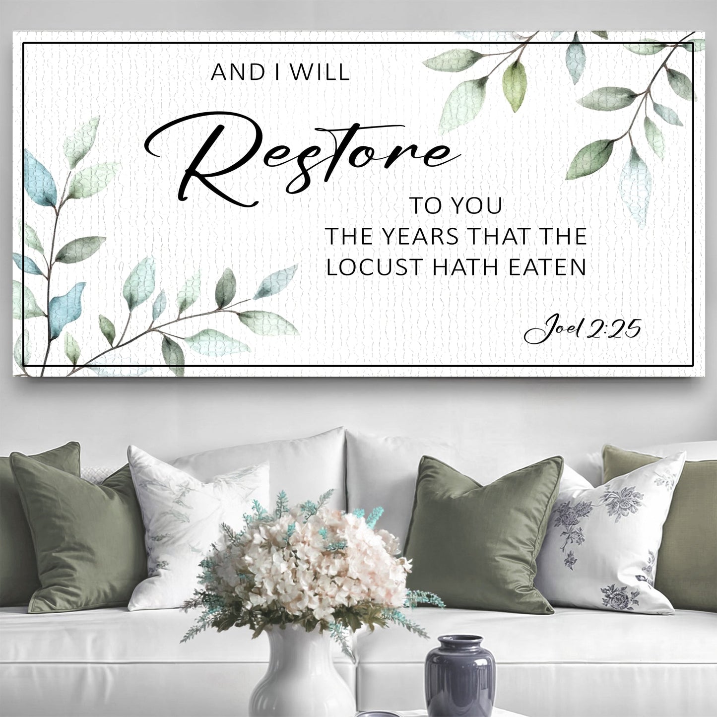And I will restore to you Joel 2:25 faith sign