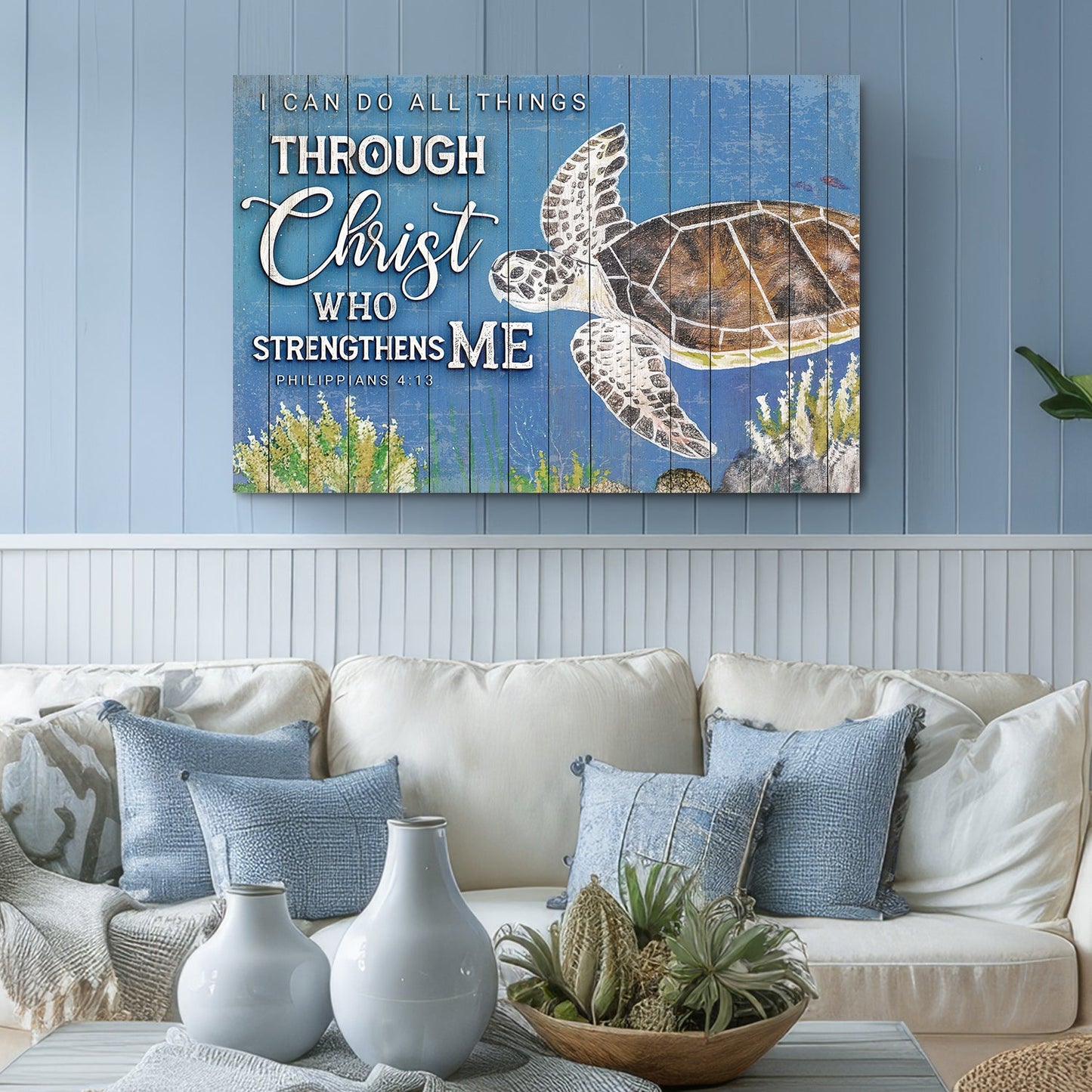 I Can Do All Things Through Christ Strengthens Me Canvas