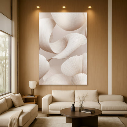 Calm aesthetic canvas wall art with clean minimalist design for boho and modern interiors