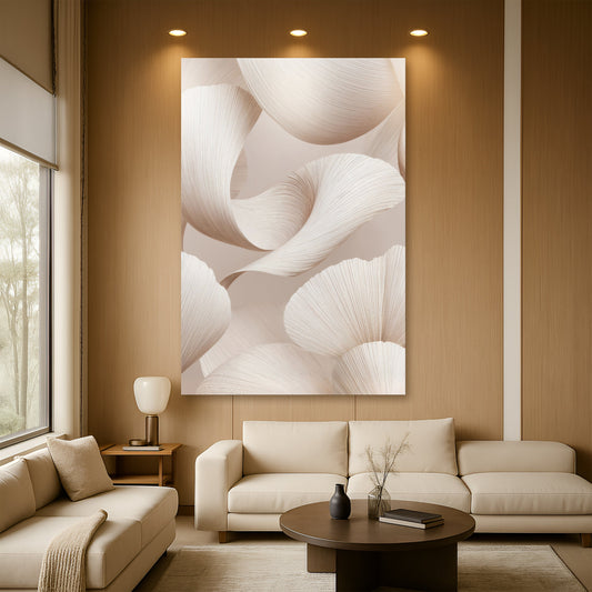 Calm aesthetic canvas wall art with clean minimalist design for boho and modern interiors