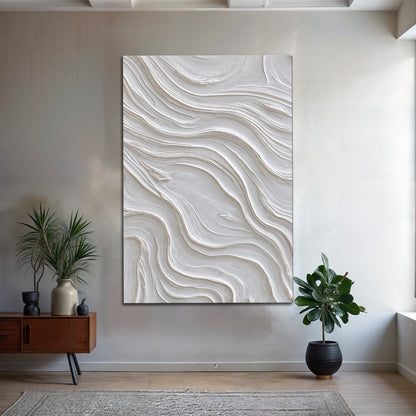 Minimalist Ocean Wave Canvas Wall Art