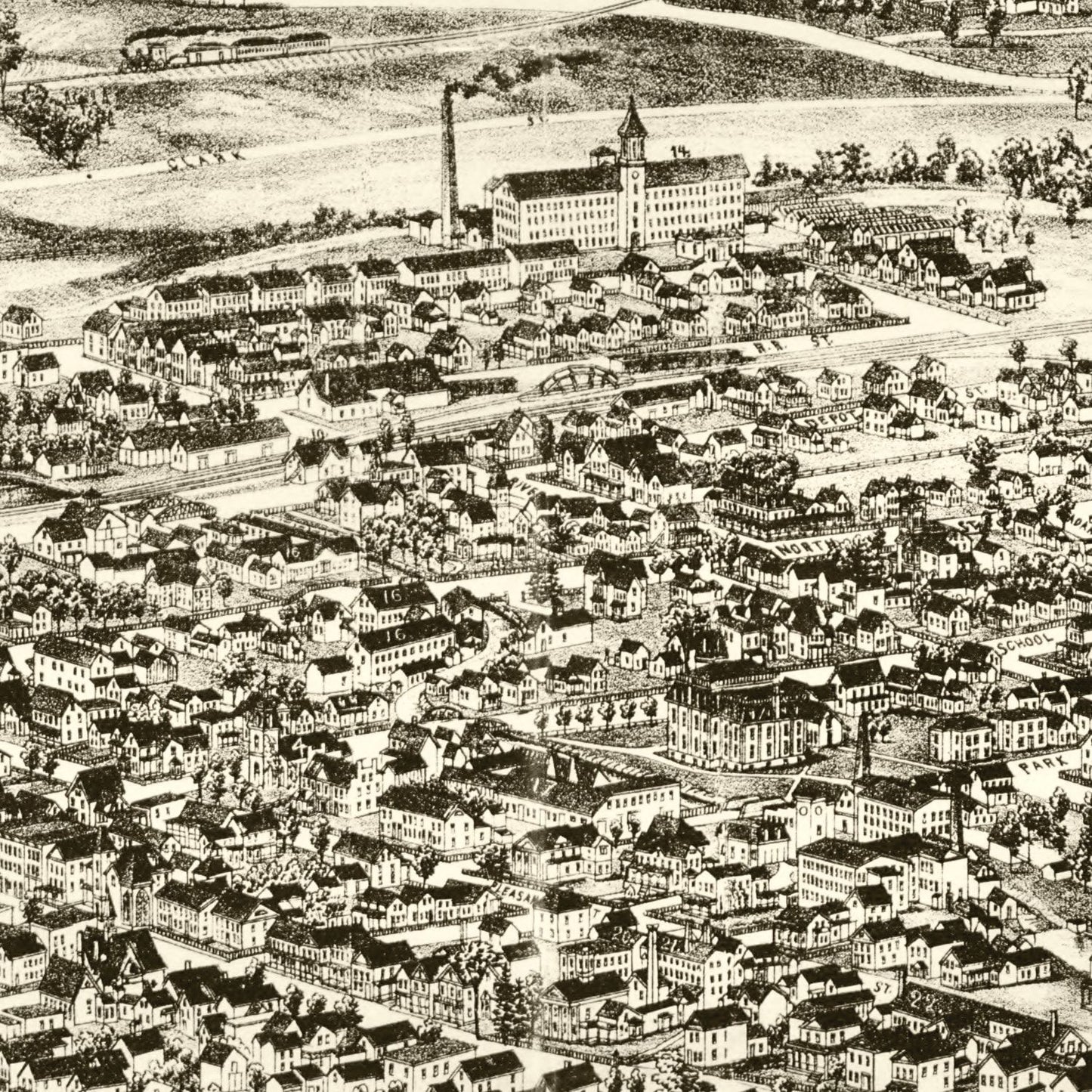 Vintage Map of Bennington, Virginia, 1905