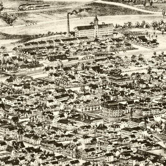 Vintage Map of Bennington, Virginia, 1905