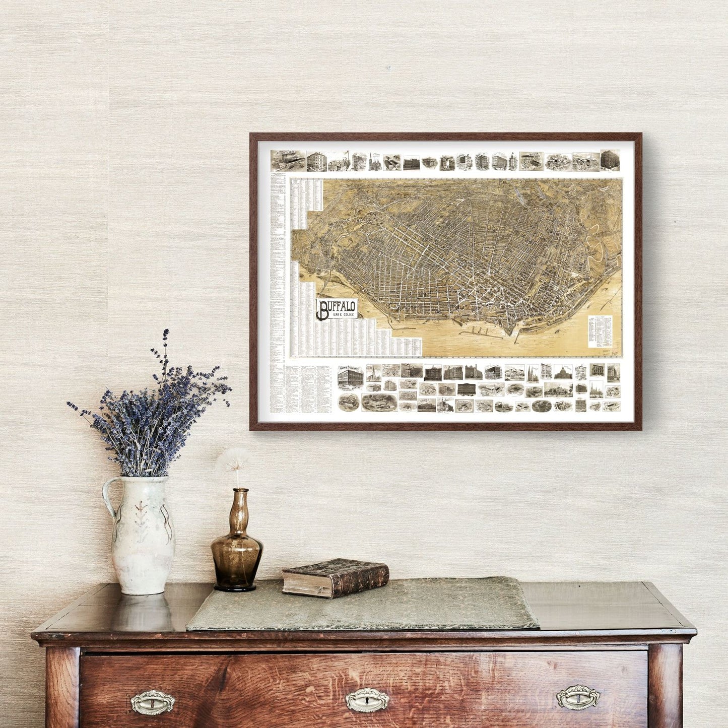 Vintage Map of Buffalo, New York, 1902