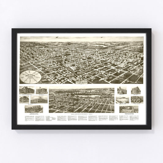 Vintage map of Valley Stream, New York, 1924