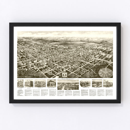 Vintage map of Egg Harbor City, New Jersey, 1924