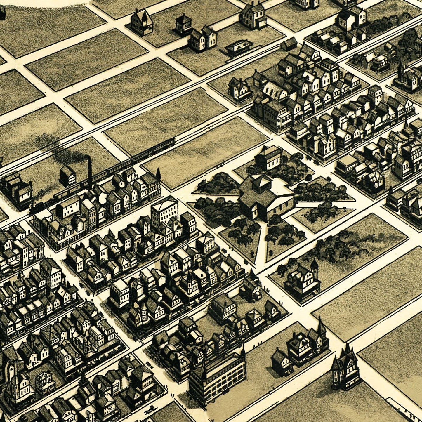 Vintage Map of Ocean City, New Jersey, 1903