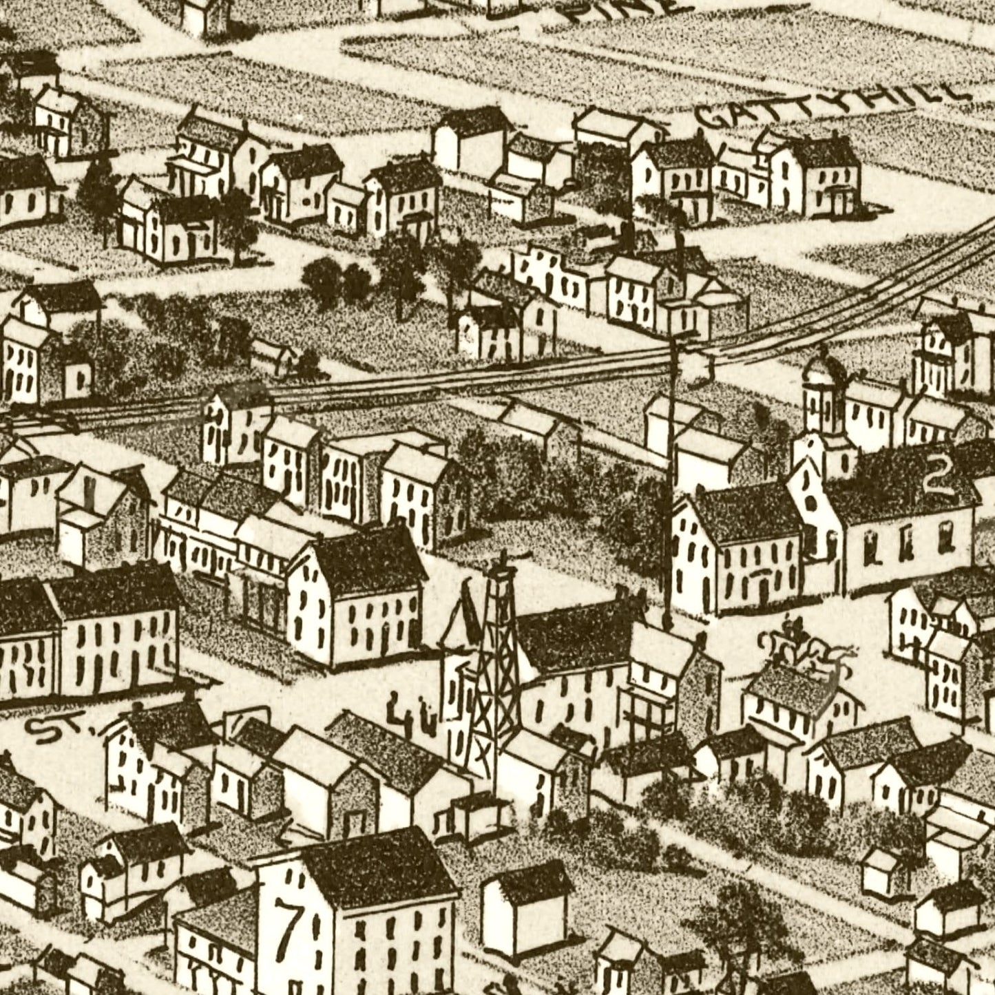 Vintage Map of Harmony, Pennsylvania, 1901
